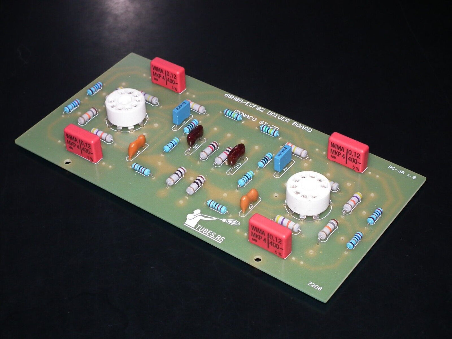 DYNACO ST-70 6GH8A / 6GH8 COMPLETE STUFFED PC-3 PHENOLIC LOOK DRIVER BOARD