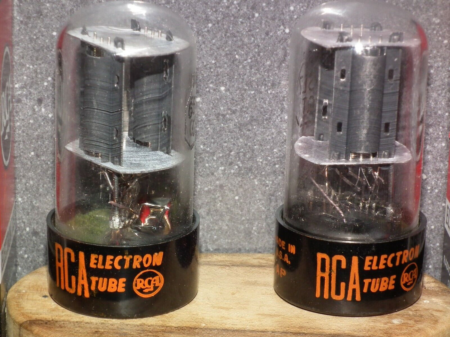 6SL7GT RCA NOS Platinum Matched Pair, the same dates, old type boxes