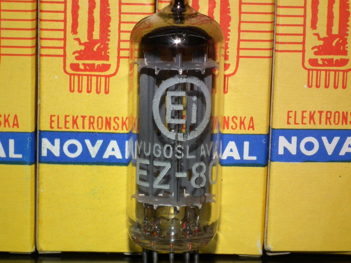 EZ80 EI Philips 6V4 NOS NIB made in Yugoslavia in late 60s