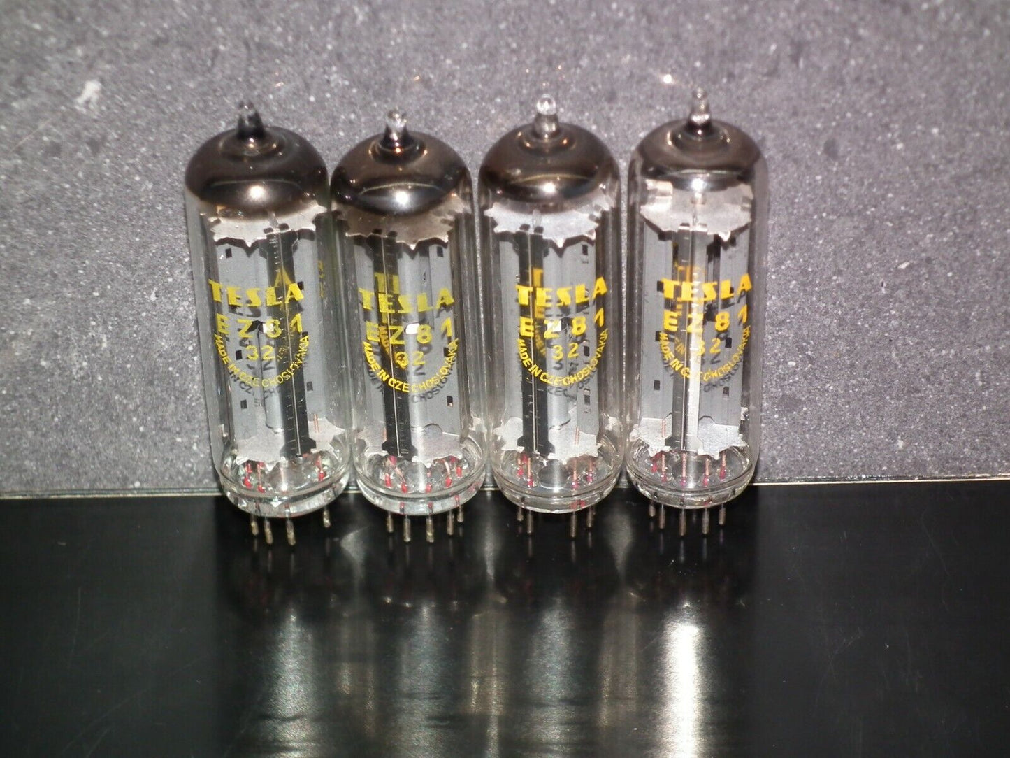 EZ81 Tesla 6CA4 NOS Big O Getter Rozhnov tube plant Czechoslovakia Code 32