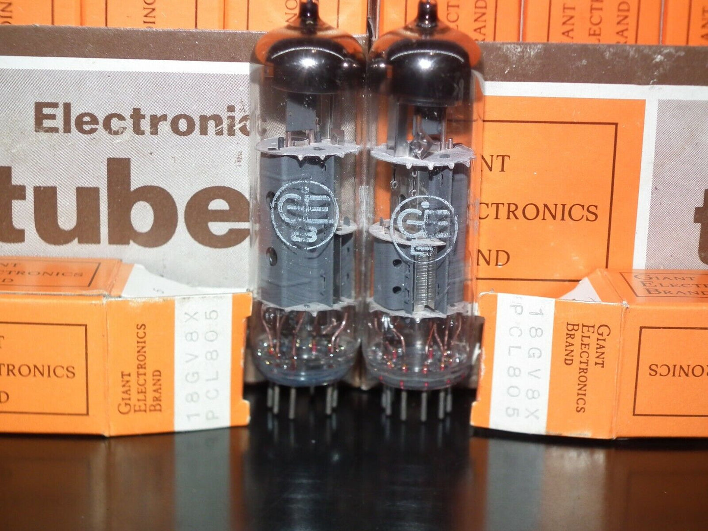 Platinum Matched Pair (2 tubes) PCL805 Tungsram GEB Triode Pentode NOS NIB