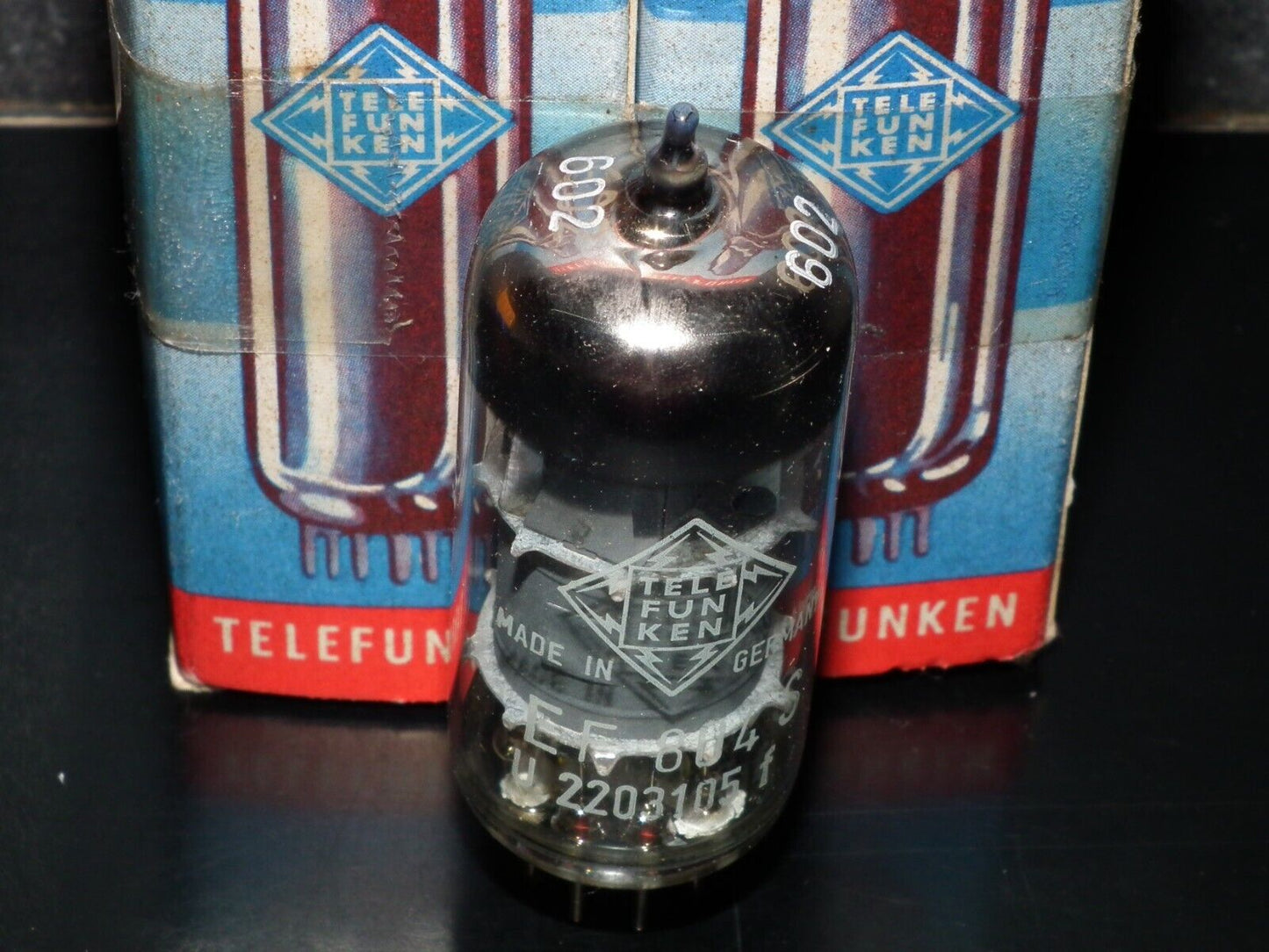Telefunken EF804S NOS NIB Microphone pentode - low noise, no microphonics
