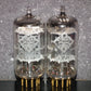 Platinum Matched Pair 6211 Telefunken ~ECC82 Tested 80% DB Gold Pins ULM codes