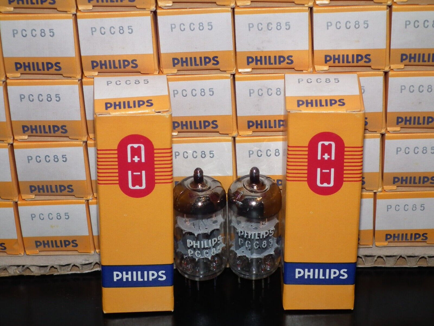 PCC85 Philips 9AQ8 Matched Pair (Two Tubes) NOS NIB