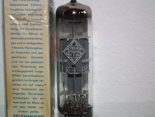 UCL81 Telefunken NOS NIB Diamond Bottom