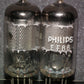 Platinum matched pair EF86 6267 Valvo Hamburg Rebranded Philips Low Noise Audio