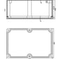 Enclosure Case Aluminum Box Raw Finish DIY Audio 188 x 120 x 78.5 mm