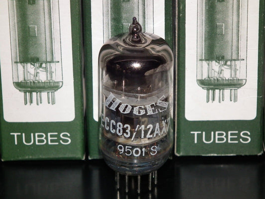 ONE (1 tube) ECC83 12AX7 Hoges NOS in original box 1995