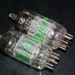 12AU7A General Electric ECC82  - Platinum Matched Pair - NOS NIB Green printing