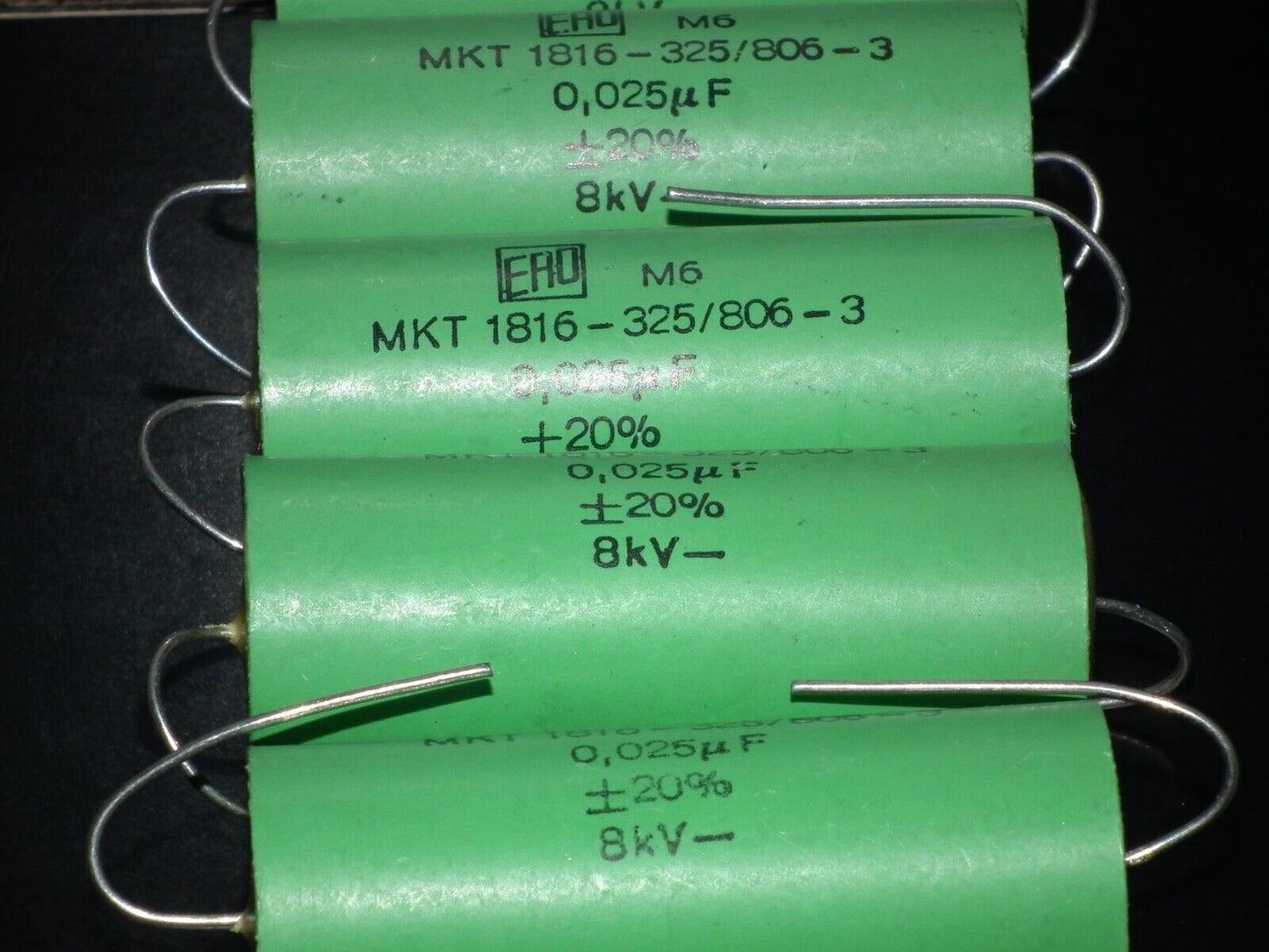 ERO MKT 25nF 8KV Polypropylene Capacitor HI Voltage NOS 0.025uF 8000V