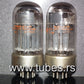 Matched pair HP RCA 6080 double triode ( 6AS7 5998) True triple mica type