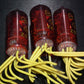 LOT OF 3 Z570M RFT Red Nixie tubes. AS IS!