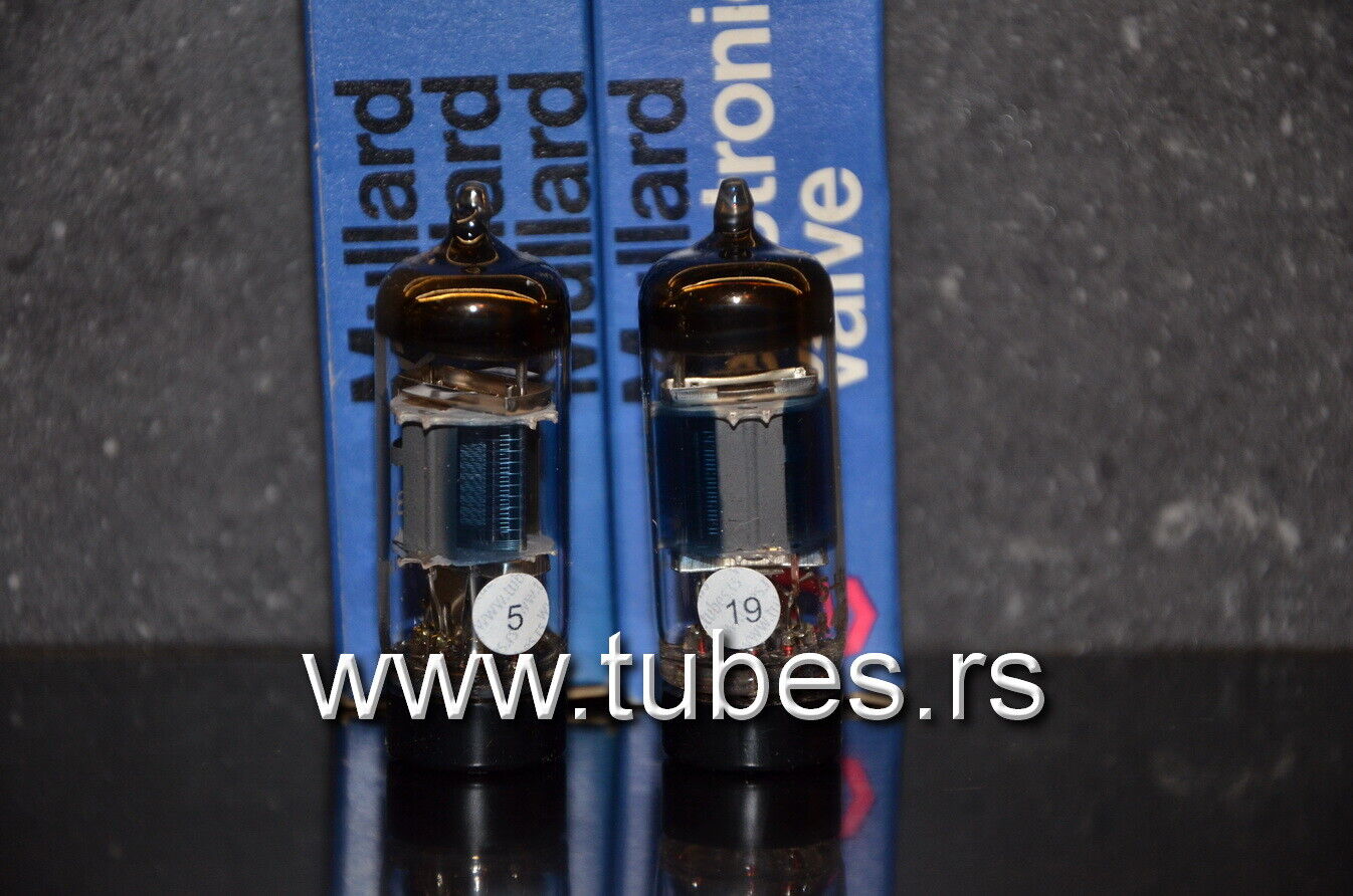 6AM6S EF91 Mullard NOS Matched Pair for Little Dot I+ Headphone Amp Made in UK