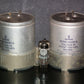 Two vintage Siemens electrolytic capacitors 2500uF / 115V Klangfilm October 1967