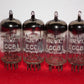 ECC81 12AT7 Philips Holland Flat Foil Crossbar D Getter (Used, matched pair)
