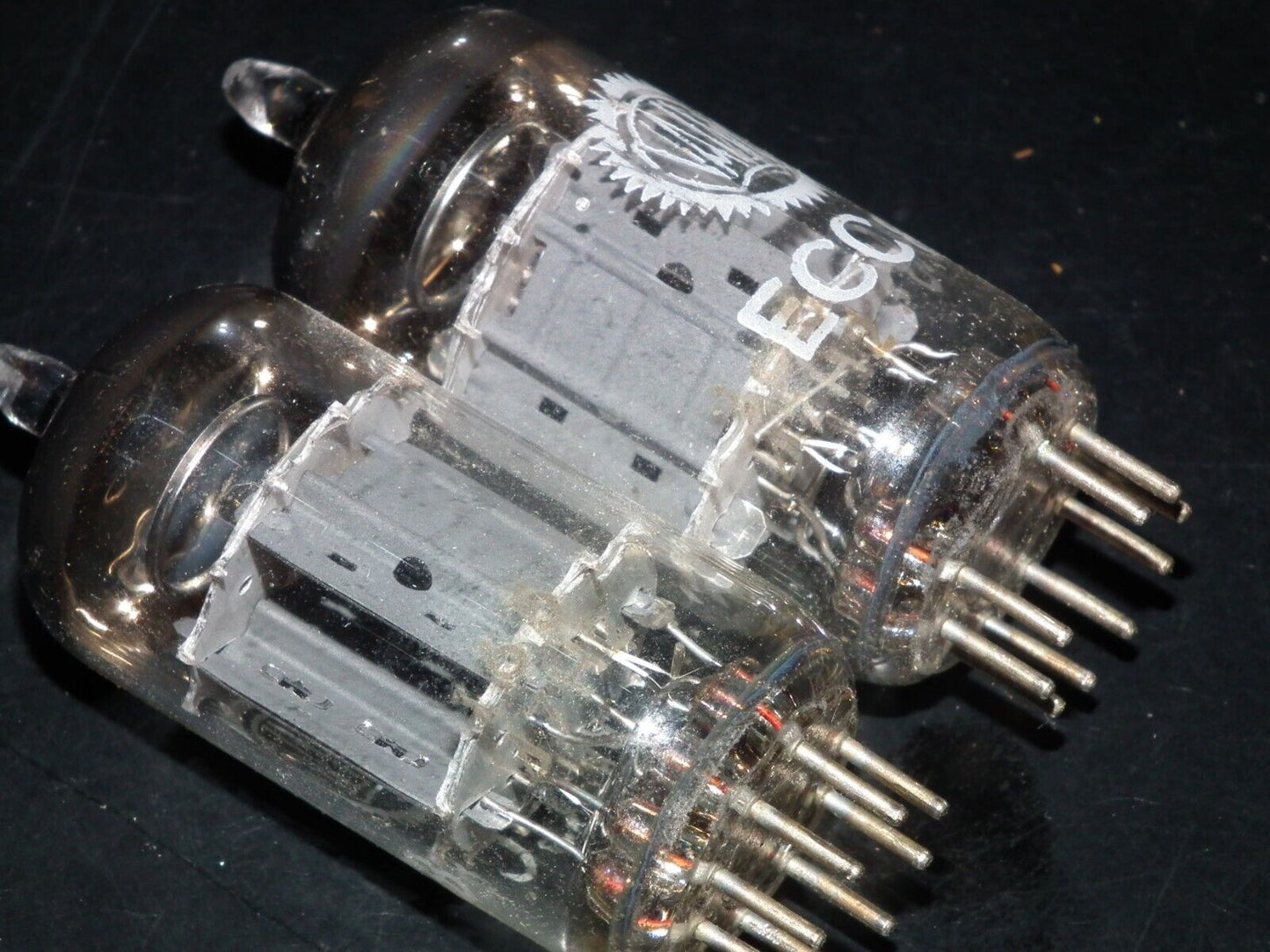 ECC83 12AX7 Valvo Philips NOS Matched Pair Heerlen Delta 7H2 codes