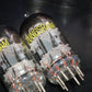 PCC85 Tungsram Austria Platinum Matched Pair NOS NIB Thick Getter late 50s NoL