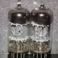 ECC83 12AX7 Valvo Matched Pair Inclined Getter Hamburg plant