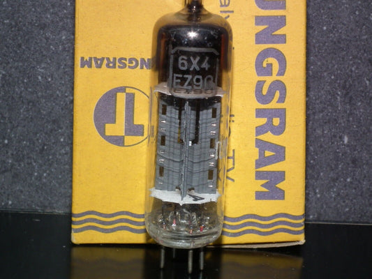 6X4 EZ90 Tungsram RARE SQUARE GETTER NOS NIB SHINDO
