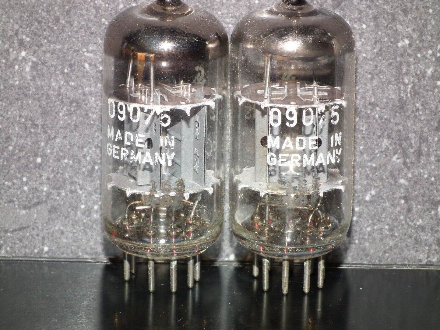 Pair ECC83 Siemens 12AX7  Used Tested 85% Double Getter Support Munich Codes