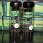 E180CC Philips Zaerix 5965 7062 Platinum matched pair CROSSFOIL D Getter used 90
