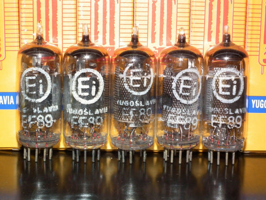 EF89 EI Philips 6DA6 Radio Receiver Tube NOS NIB Old Europe tube radio from 60s